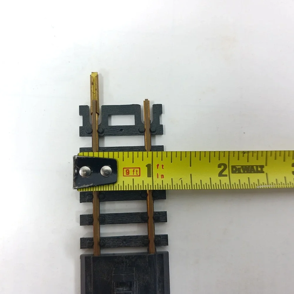 HO Scale Brass Manual Uncoupler Track Straight Sections Lot of 5 Train Accessory